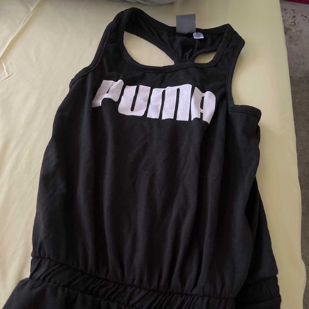 Black puma dress